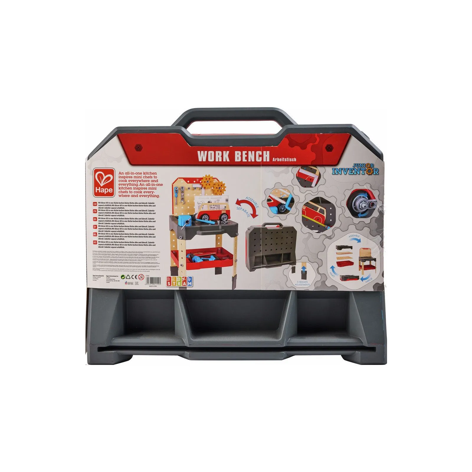 Hape Junior Inventor - Établi de construction et réparation – vue 12 – Junior Inventor by Hape