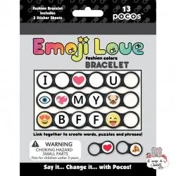 Pocos Emoji Love Fashion Colors Bracelet 13 pocos - POC-101124 - Luna Loop - Pocos - Le Nuage de Charlotte