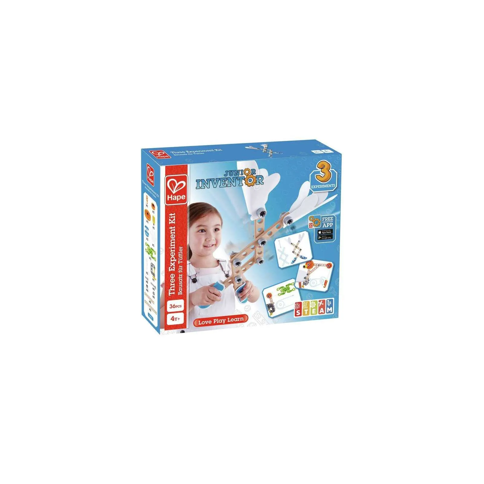 Hape Junior Inventor - Set de 3 expériences scientifiques – vue 8 – Junior Inventor by Hape