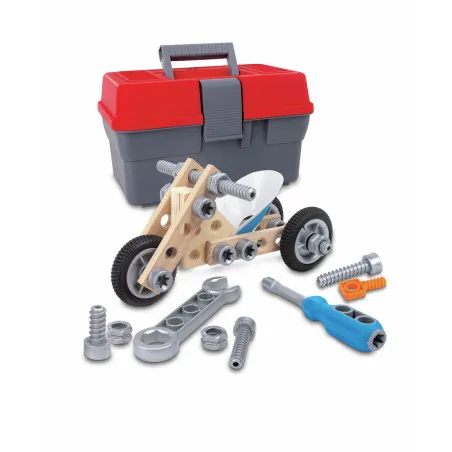 Hape Junior Inventor - Build 'N' Drive Motorbike Set – vue 1 – Junior Inventor by Hape