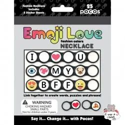 Pocos Emoji Love Collier Fashion Colors 13 pocos - POC-101126 - Luna Loop - Pocos - Le Nuage de Charlotte