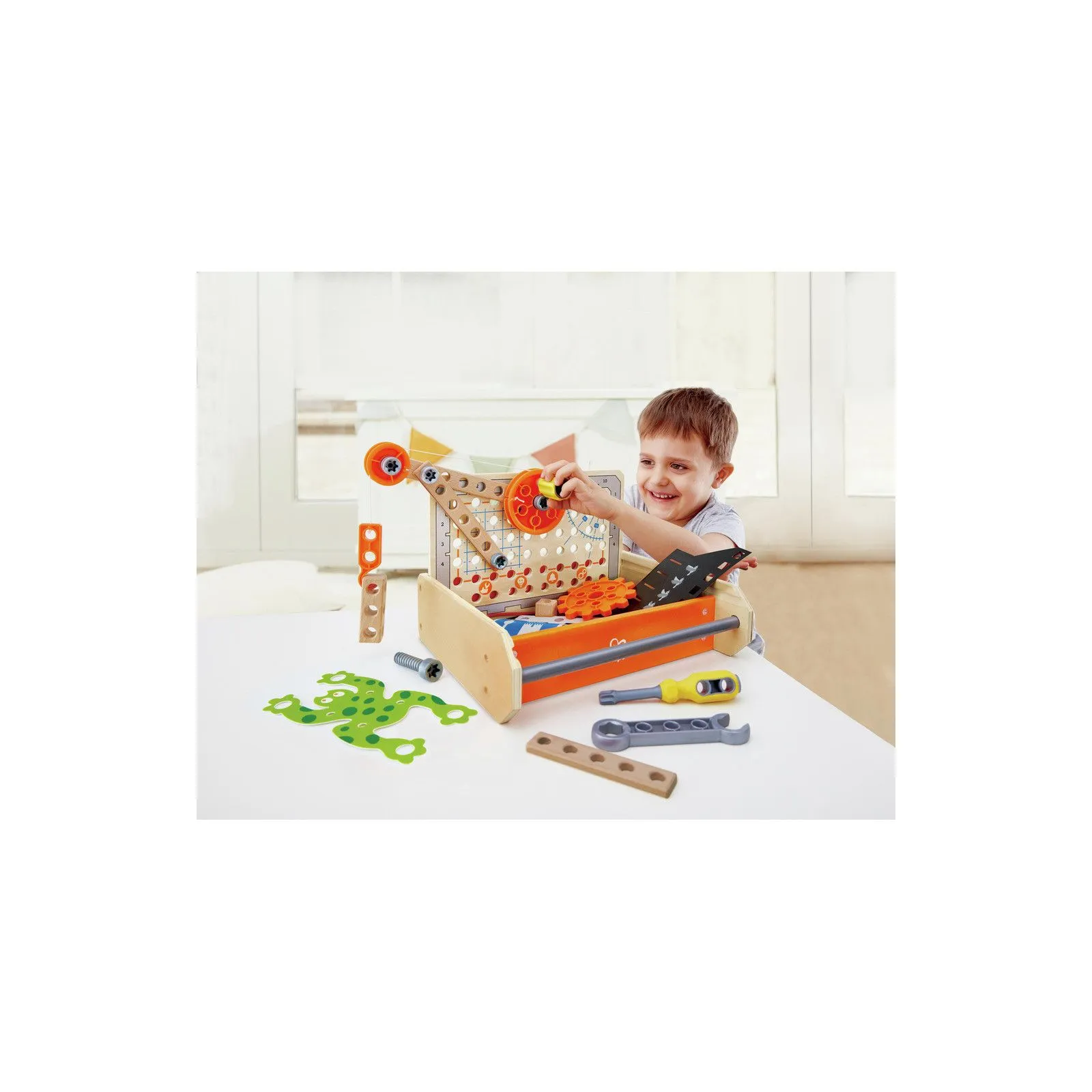Hape Junior Inventor - Boîte à outils pour expériences scientifiques – vue 2 – Junior Inventor by Hape