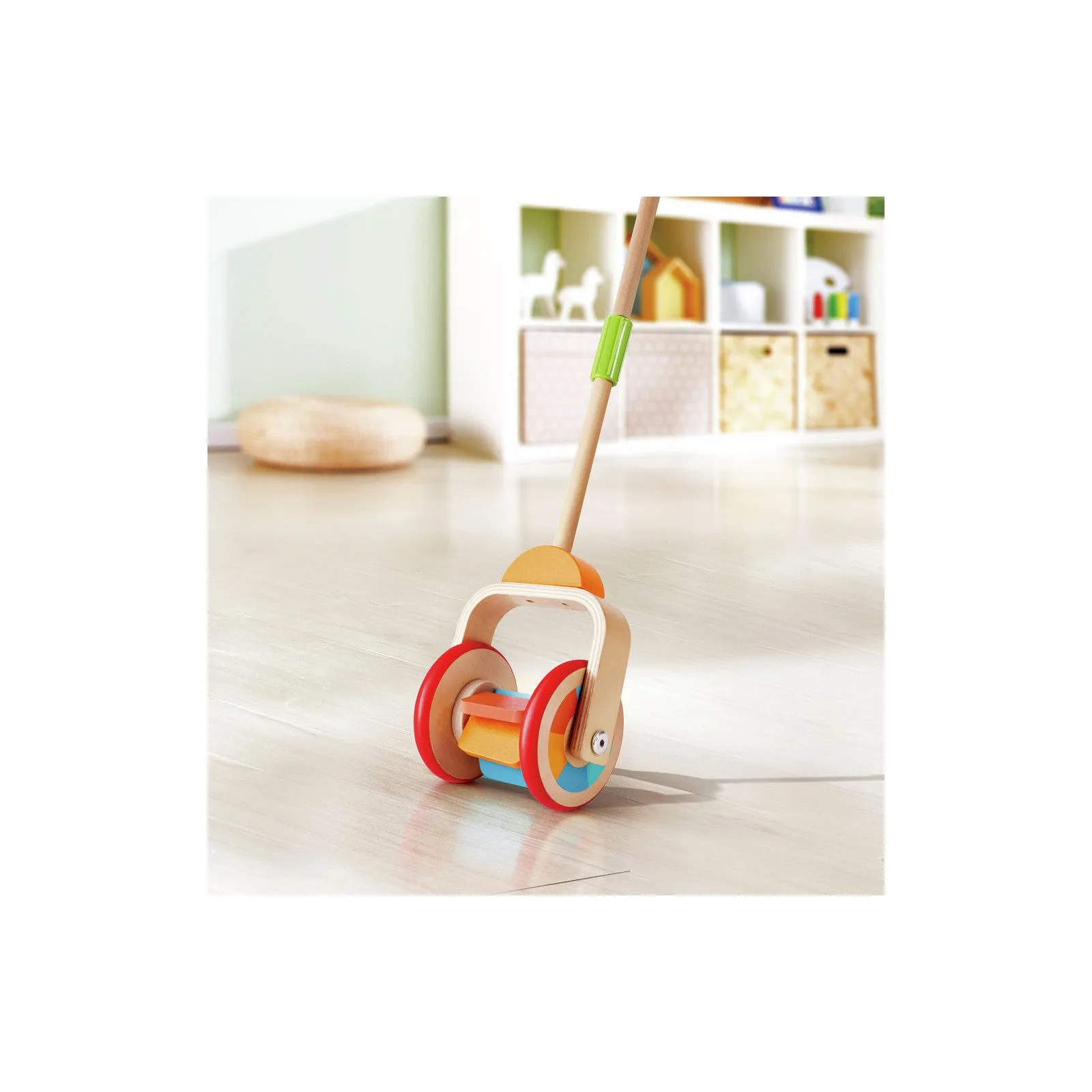 Hape Jouet à pousser arc-en-ciel – vue 3 – Tirer et pousser