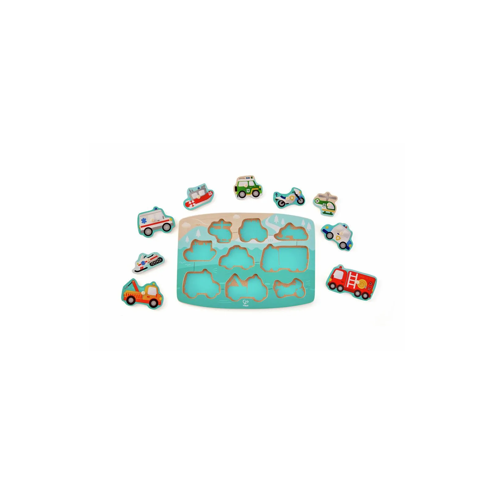 Hape Emergency Peg Puzzle [10] – vue 5 – Wooden Puzzles