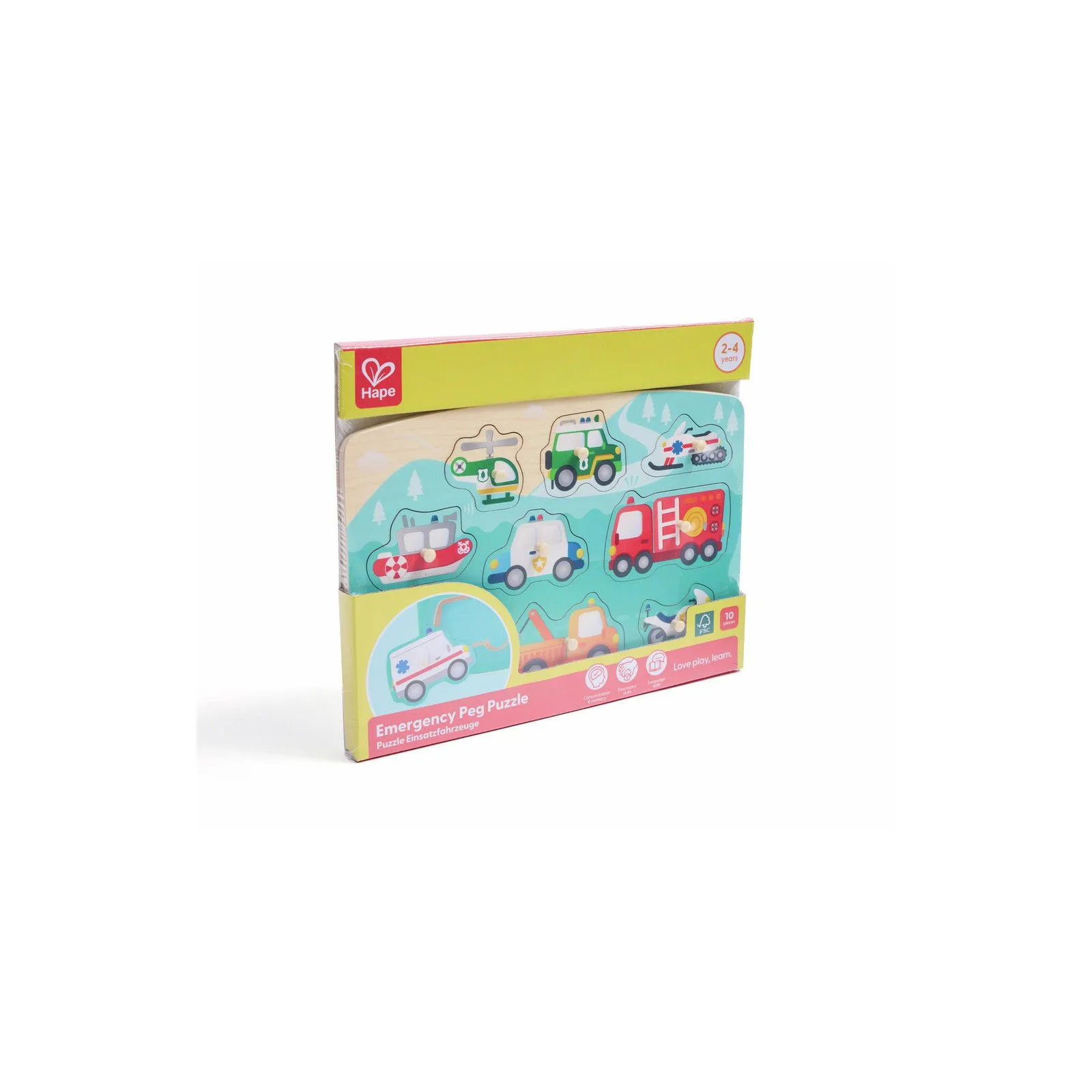 Hape Emergency Peg Puzzle [10] – vue 7 – Wooden Puzzles