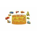 Hape Puzzle à boutons véhicules de chantier [10] – vue 3 – Puzzles en bois