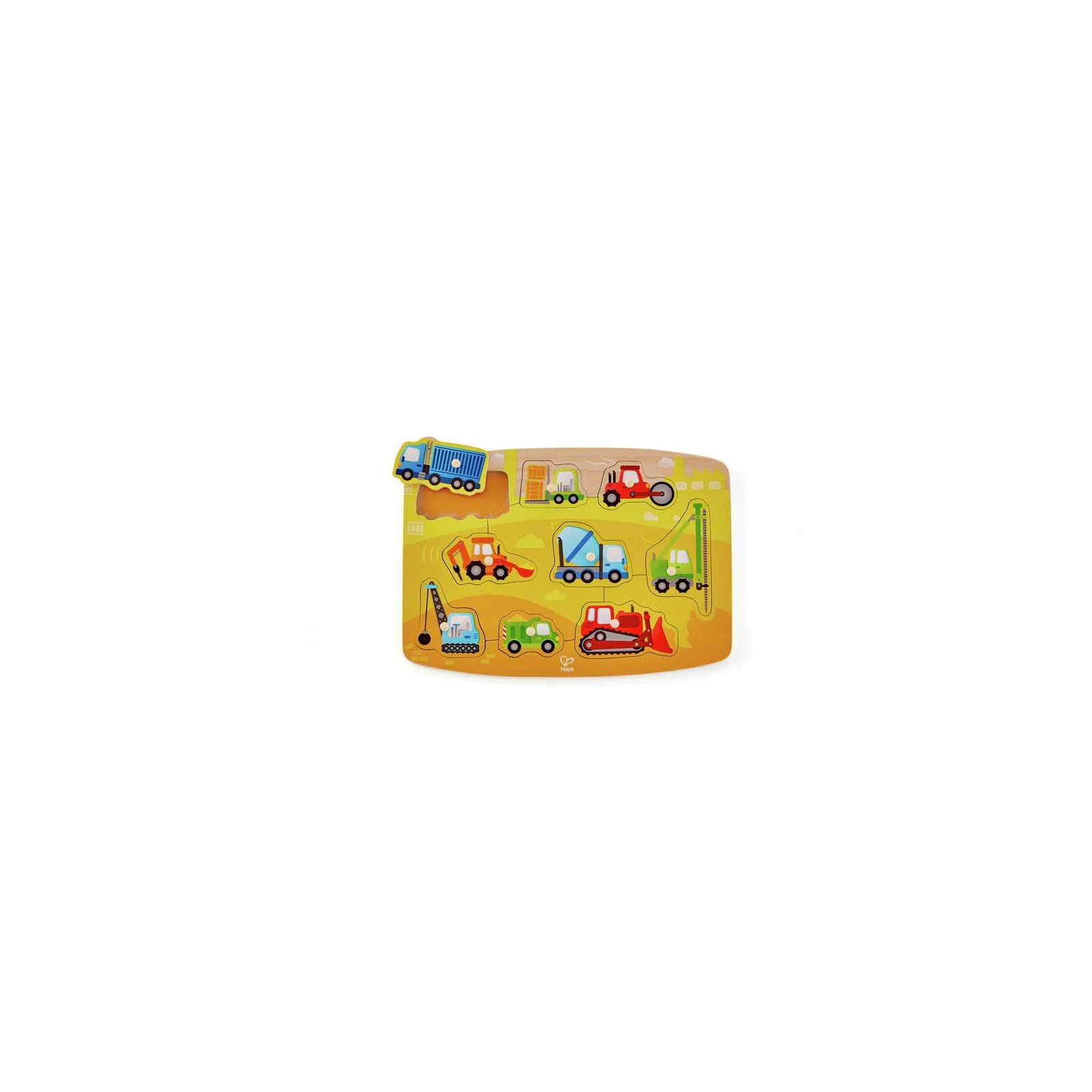 Hape Construction Peg Puzzle [10] – vue 4 – Wooden Puzzles