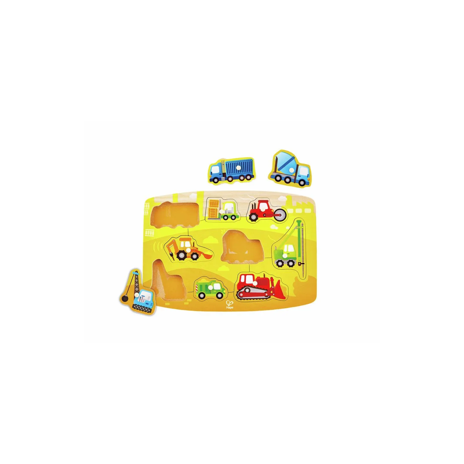 Hape Construction Peg Puzzle [10] – vue 9 – Wooden Puzzles