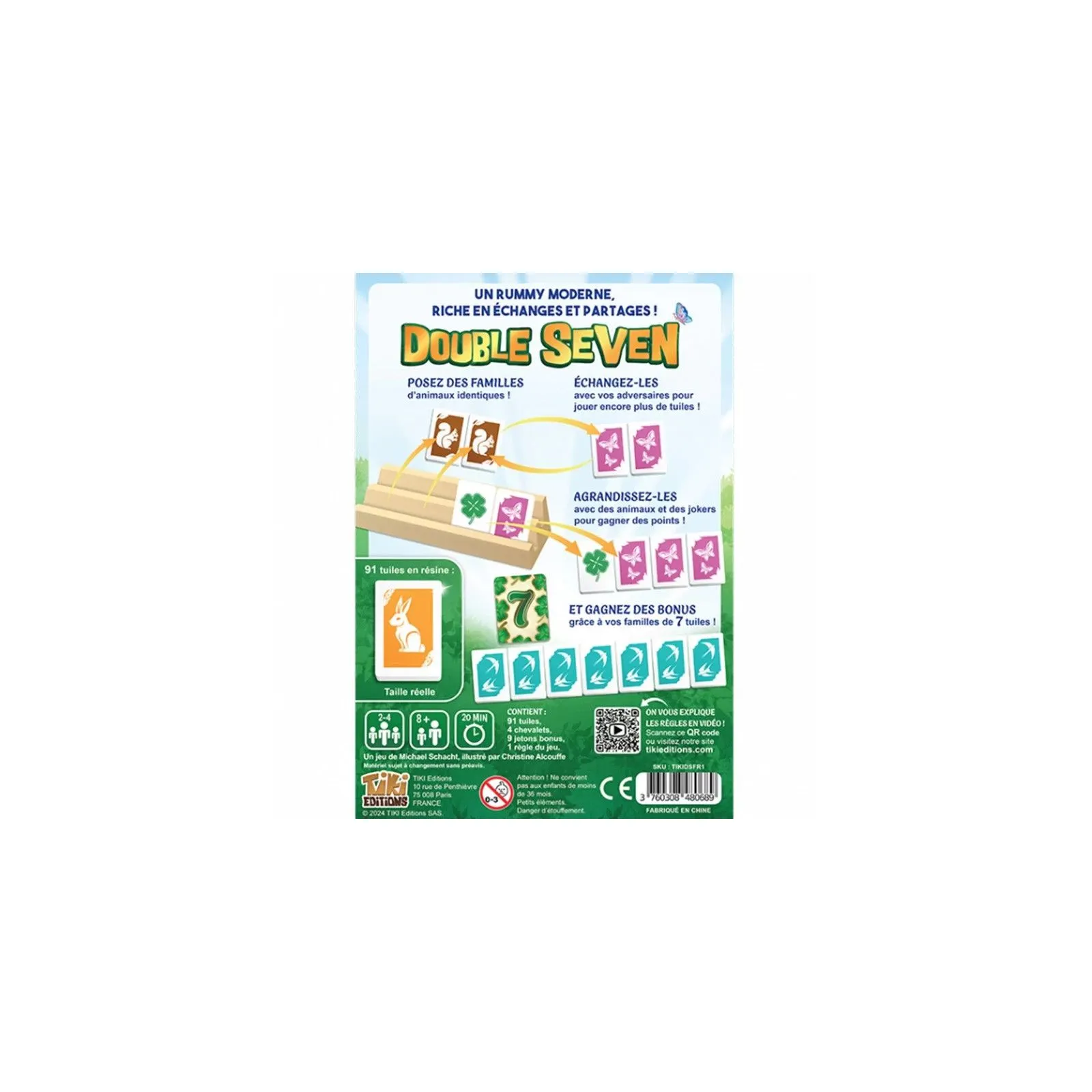 Tiki Editions Double Seven – vue 3 – Board Games