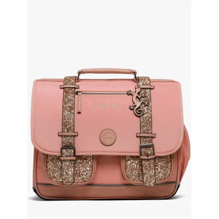 Caméléon School Bag Vintage Fantasy 41 cm - Glossy Pink – vue 1 – School bags and bags