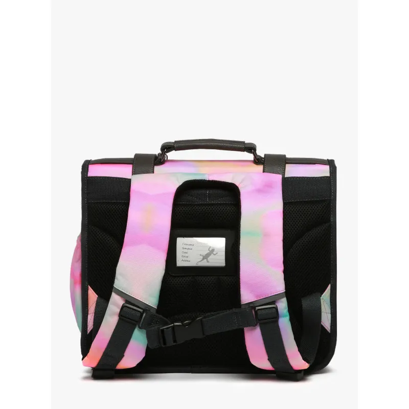 Caméléon Cartable Vintage Fantasy 38 cm - Pink Tie And Dye – vue 4 – Cartables et sacs