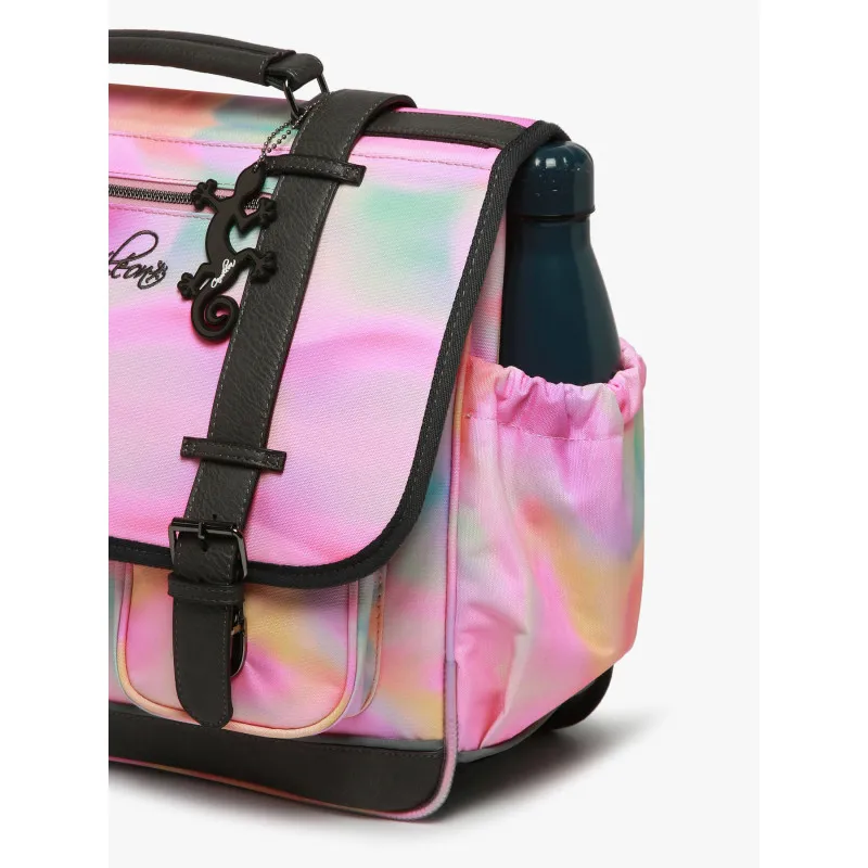 Caméléon Cartable Vintage Fantasy 38 cm - Pink Tie And Dye – vue 5 – Cartables et sacs