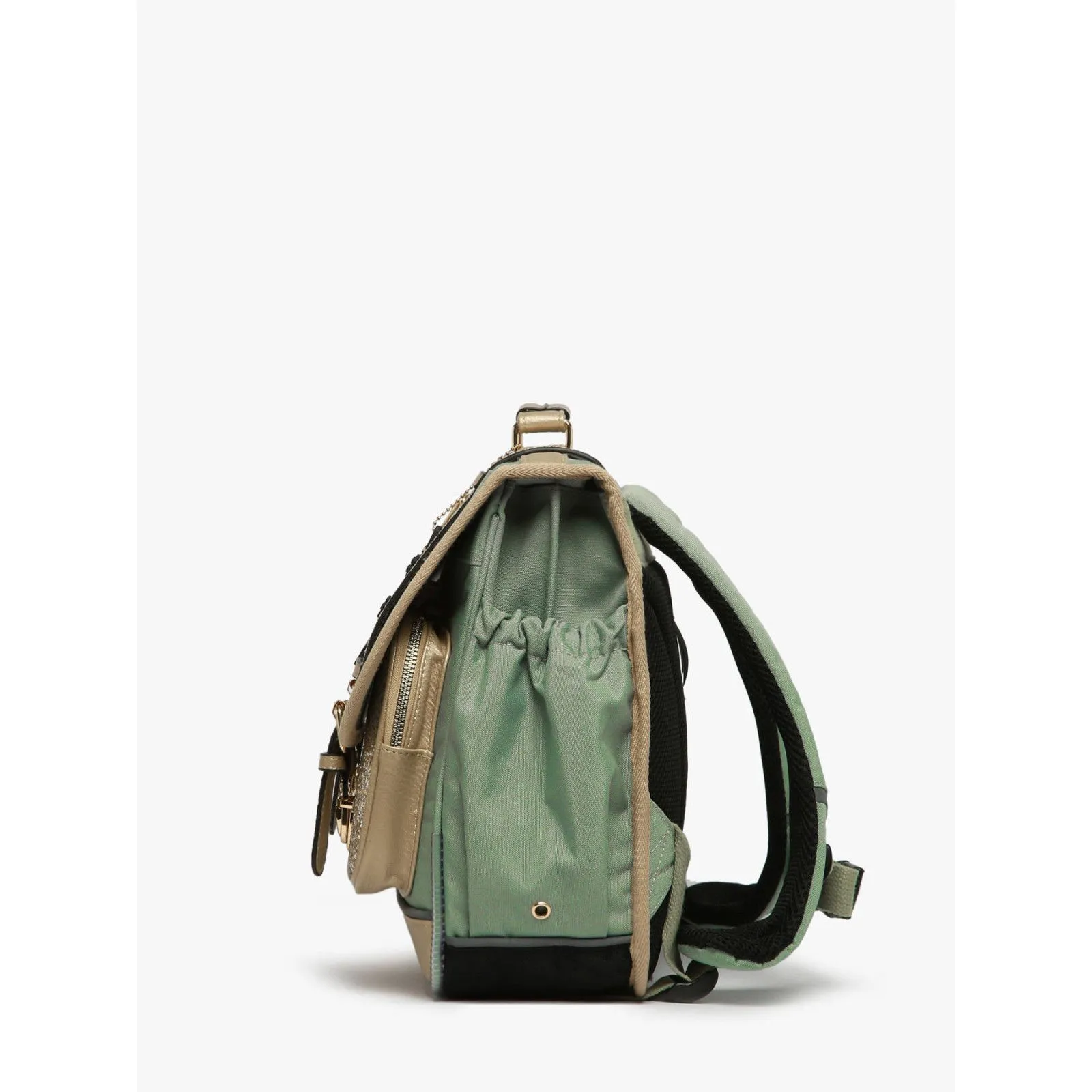 Caméléon Cartable Vintage Fantasy 35 cm - Glossy Green – vue 3 – Cartables et sacs