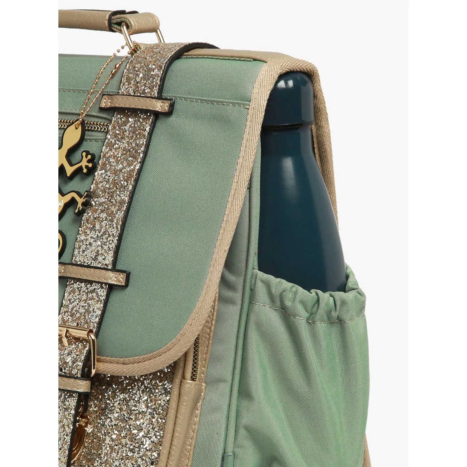 Caméléon Cartable Vintage Fantasy 35 cm - Glossy Green – vue 6 – Cartables et sacs