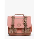 Caméléon Cartable Vintage Fantasy 35 cm - Glossy Pink – vue 1 – Cartables et sacs