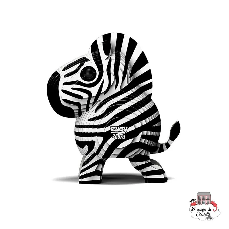 Eugy 011 - Zebre - EUG-5313906 - dodoland - Maquettes en carton - Le Nuage de Charlotte