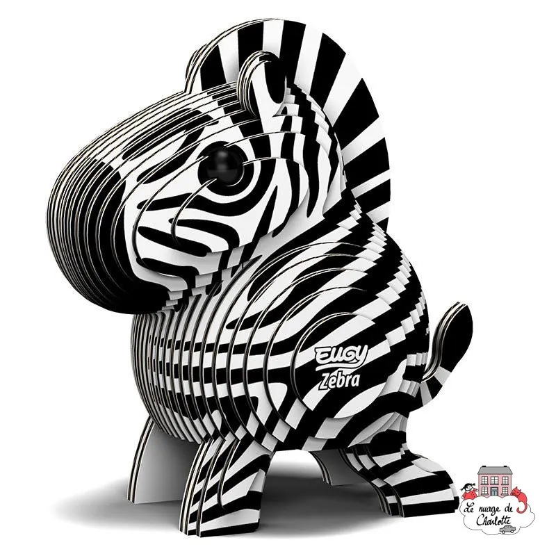Eugy 011 - Zebre - EUG-5313906 - dodoland - Maquettes en carton - Le Nuage de Charlotte