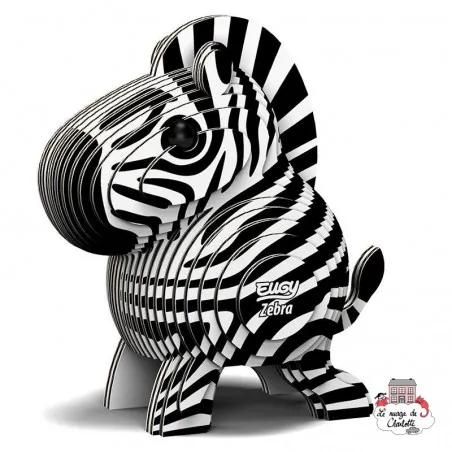 Eugy 011 - Zebra - EUG-5313906 - dodoland - Maquettes en carton - Le Nuage de Charlotte