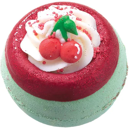 Bomb Cosmetics Bath Bomb -  Cherry on Top Bath Blaster – vue 1 – Bath Bombs
