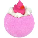 Bomb Cosmetics Bombe de Bain -   Pink Ducky Bath Blaster – vue 1 – Bombes de bain