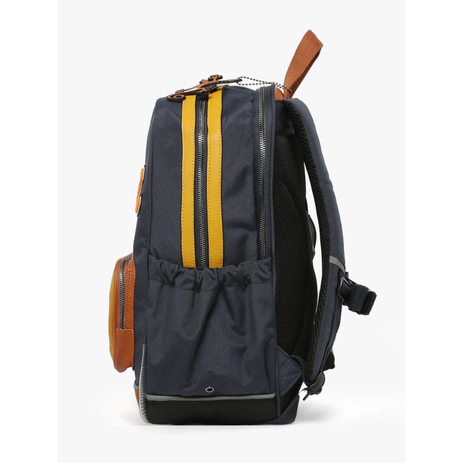 Caméléon Sac à dos Vintage Urban 40 cm - Mustard Badges – vue 3 – Cartables et sacs