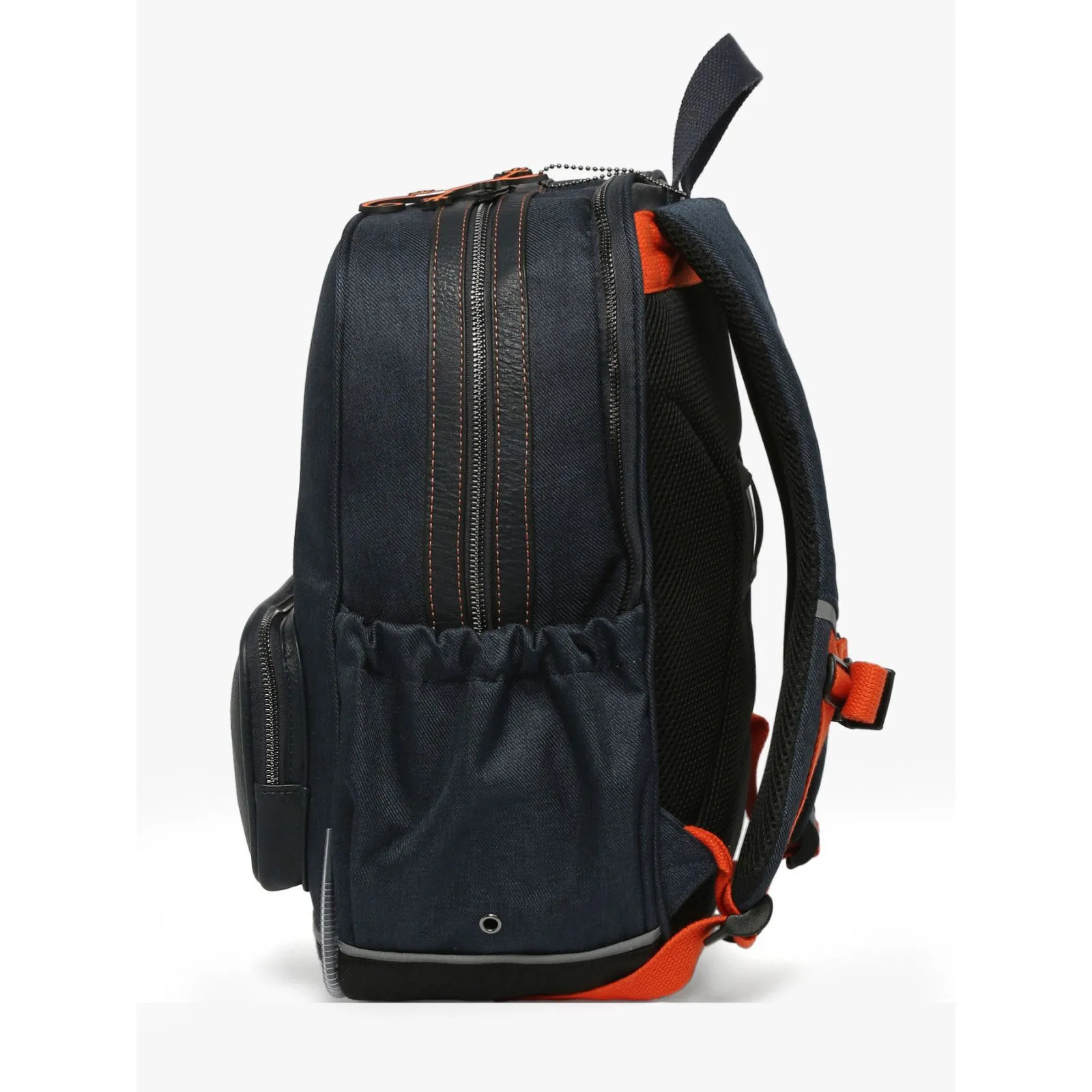 Caméléon Sac à dos Vintage Urban 40 cm - Navy Orange Stitchin – vue 2 – Cartables et sacs