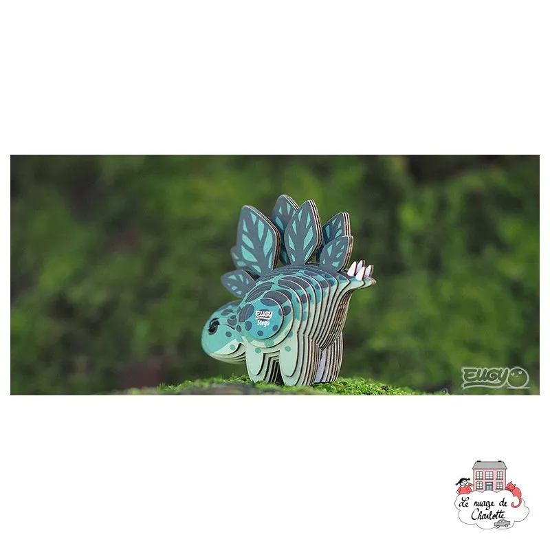 Eugy 007 - Stego Stegosaurus - EUG-5313935 - dodoland - Maquettes en carton - Le Nuage de Charlotte