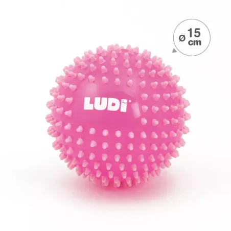 Ludi Ludi Two-Tone Massage Ball ~pink~ – vue 1 – Awareness and motor skills