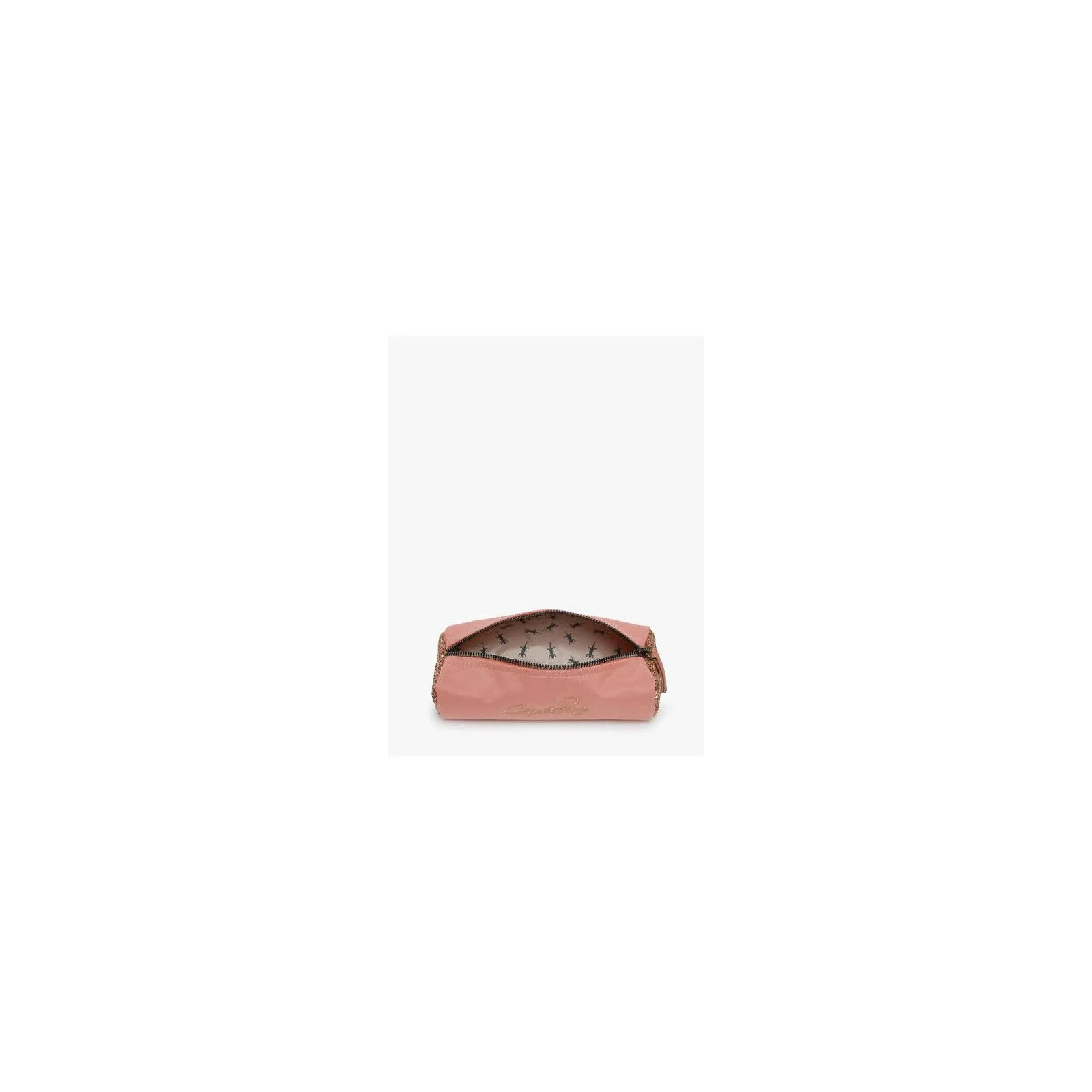 Caméléon 1 compartment pencil pouch Vintage Fantasy - Glossy Pink – vue 3 – Pencil Cases