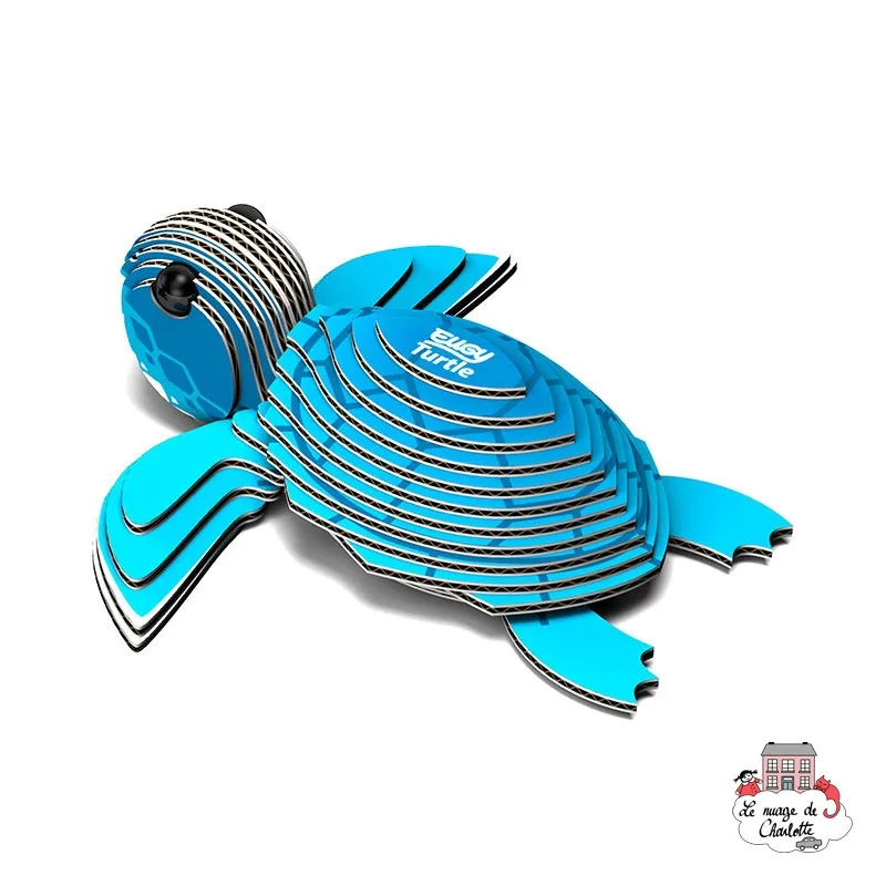 Eugy 038 - Tortue - EUG-5313937 - dodoland - Maquettes en carton - Le Nuage de Charlotte
