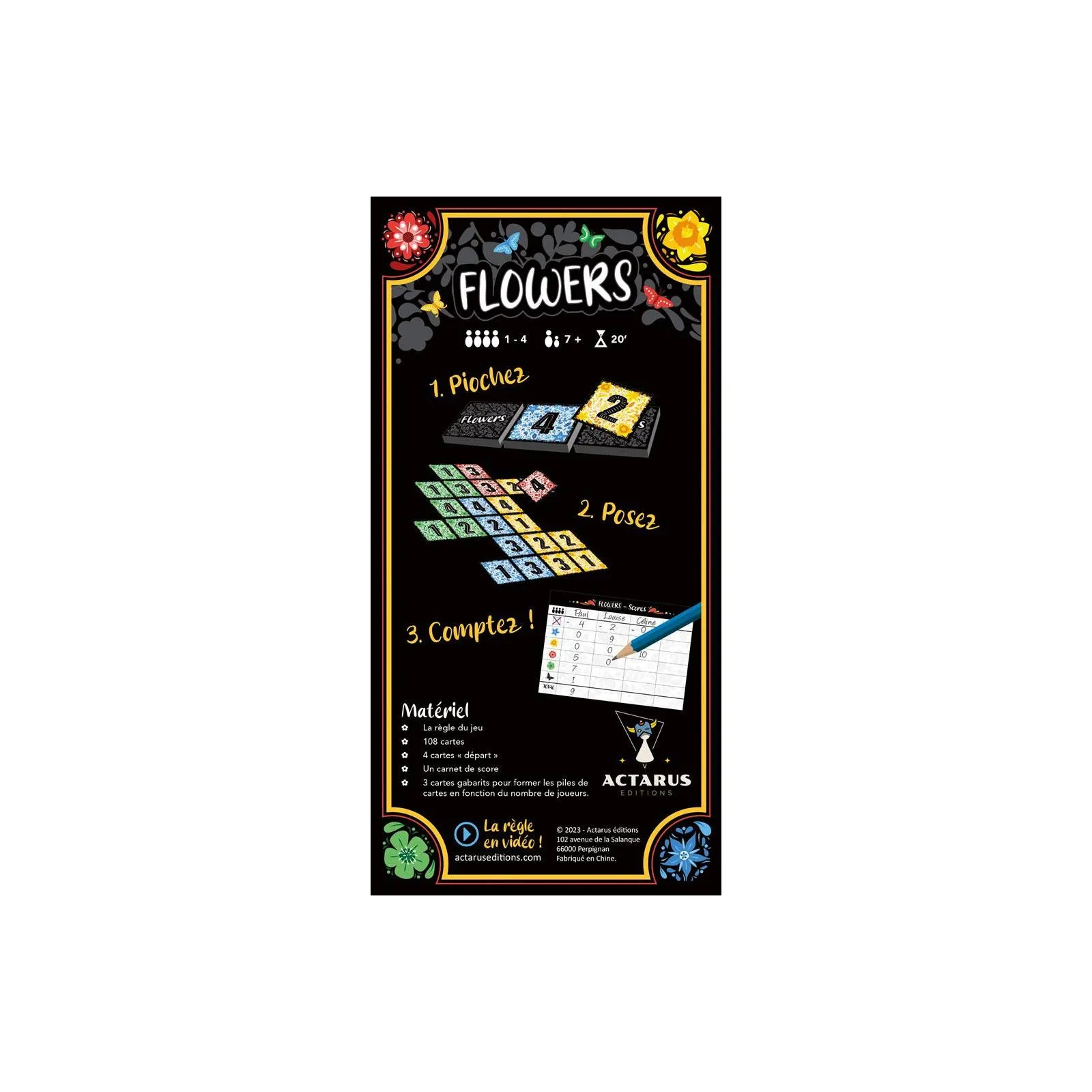 Actarus Flowers – vue 3 – Board Games