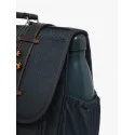 Caméléon Cartable Vintage Urban 41 cm - Navy Orange Stitchin – vue 3 – Cartables et sacs