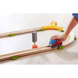 Haba Haba Cars - Camion à échelle pour pompiers – vue 7 – Véhicules miniatures