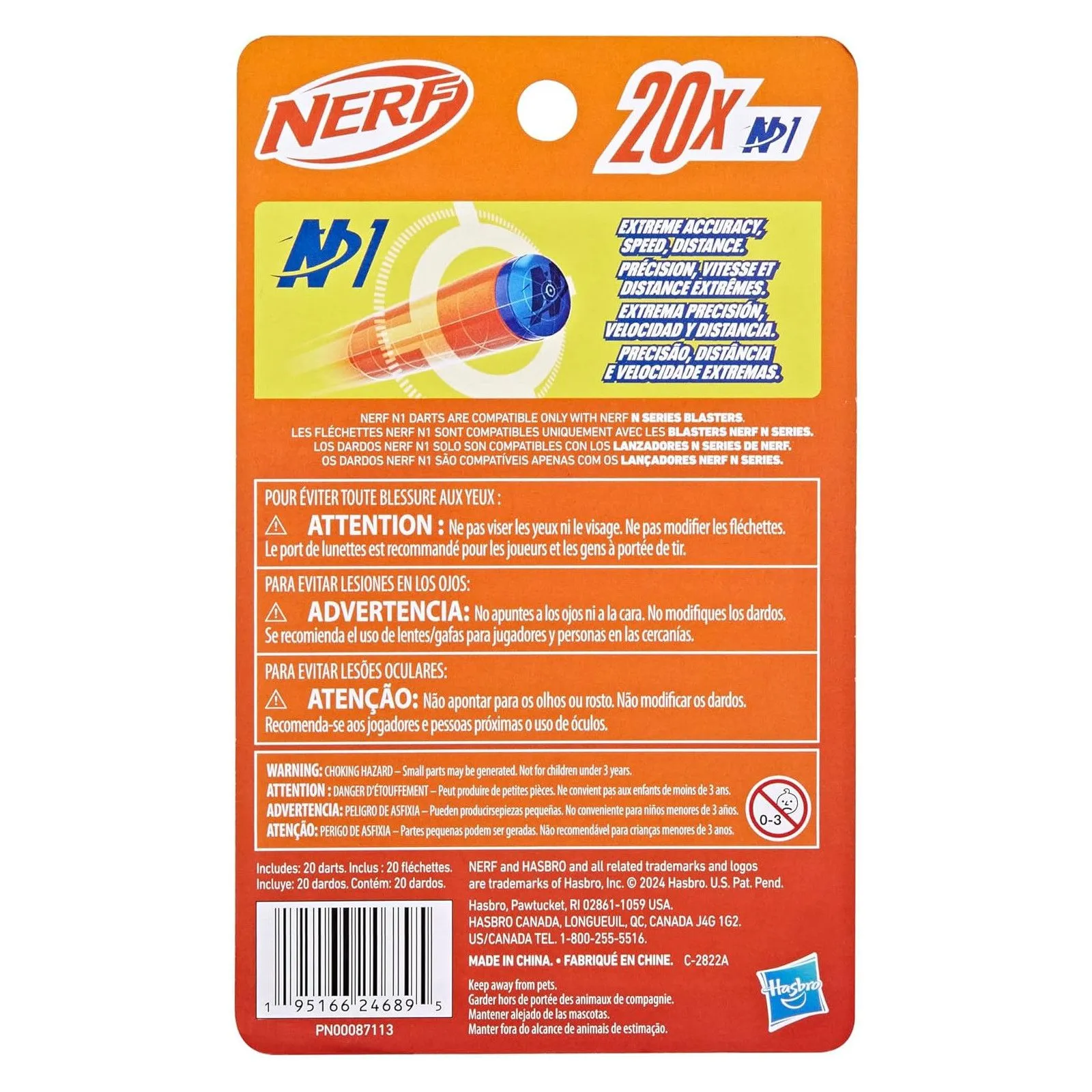 Hasbro Nerf N Series - N1 Darts (20 Darts) – vue 12 – Outdoor Play