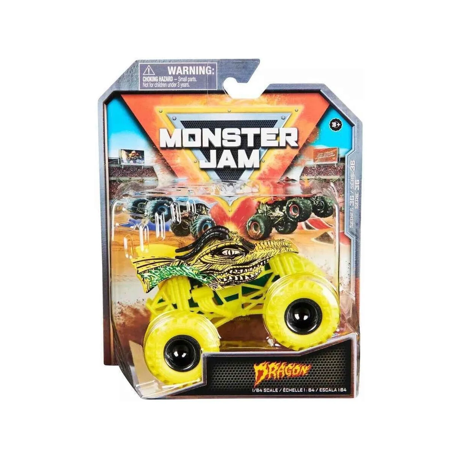 Spin Master Monster Jam (Series 36) - Dragon – vue 1 – Cars, Trucks, etc.