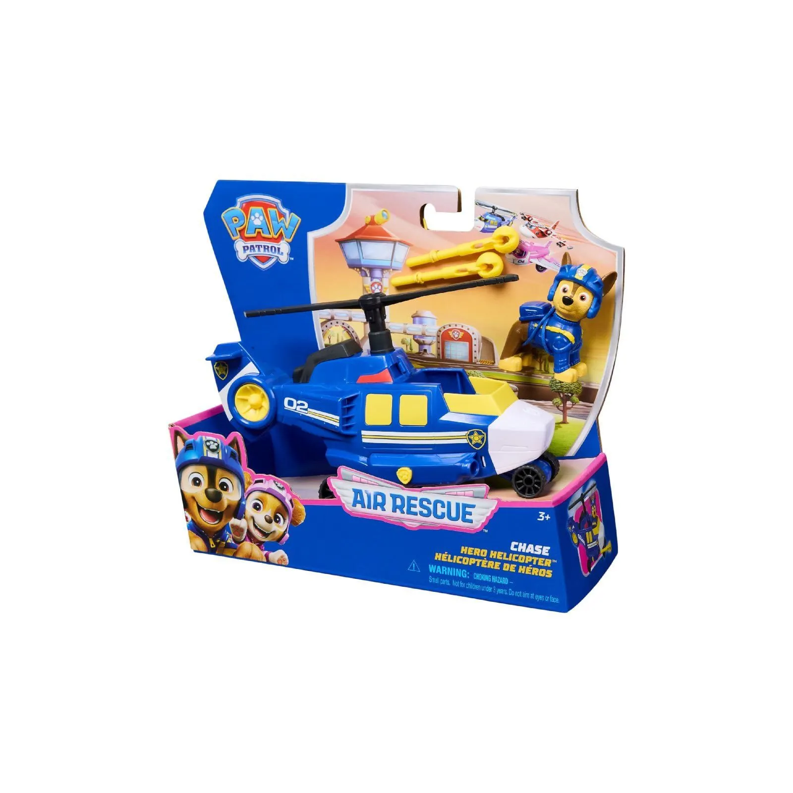 Spin Master Pat Patrouille - Air Rescue - Chase Hero helicopter – vue 3 – Paw Patrol