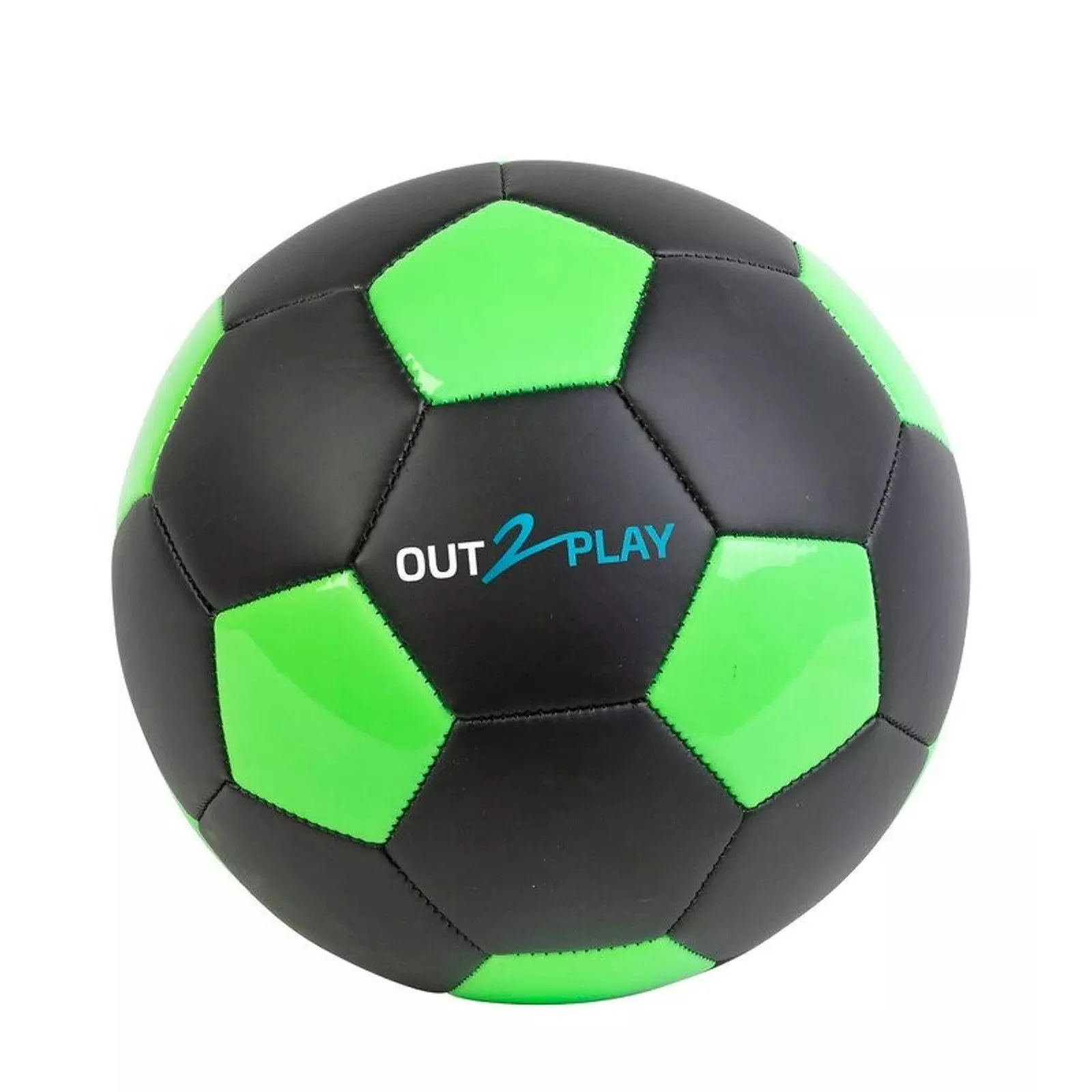 Out2Play Out2Play Ballon de football noir néon T5 – vue 1 – Balles