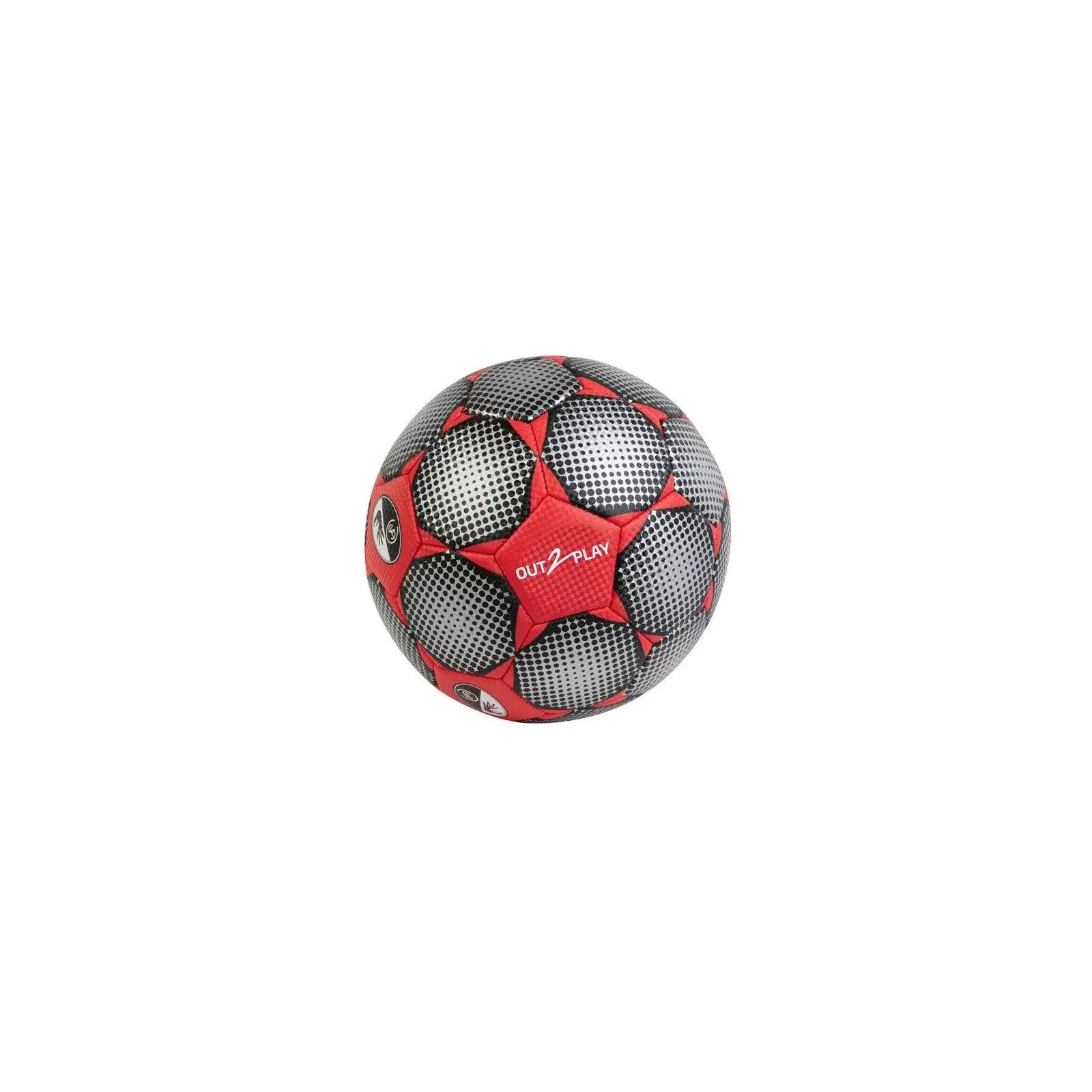 Out2Play Out2Play Grey/Red Soccer Ball S5 – vue 1 – Balls