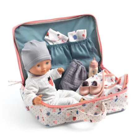 Djeco Pomea - Vanille's suitcase – vue 1 – Djeco Dolls