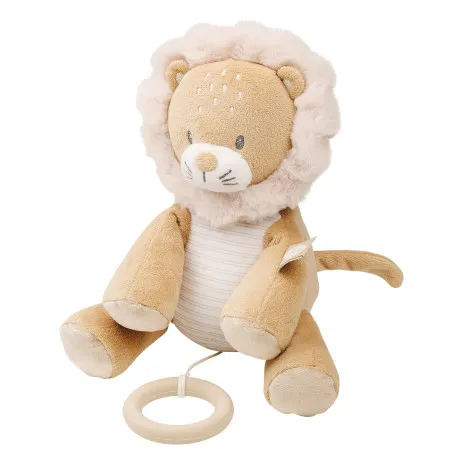 Nattou Lion Musical Plush FLO, ERNEST & OLI - 27 cm - Ernest Brown – vue 1 – Musical toys