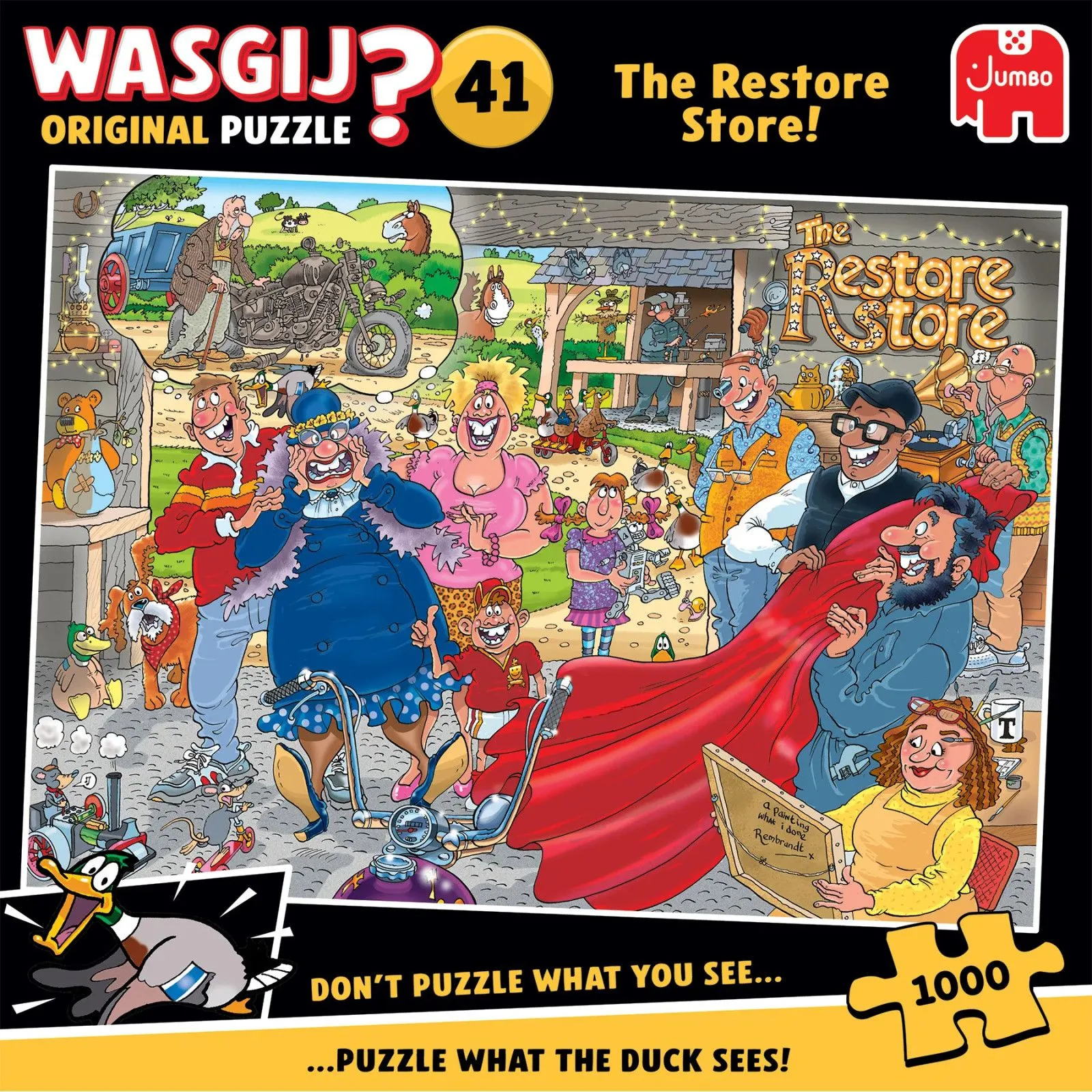 Jumbo Wasgij Original 41 - Restauration complète! [1000] – vue 4 – Puzzles