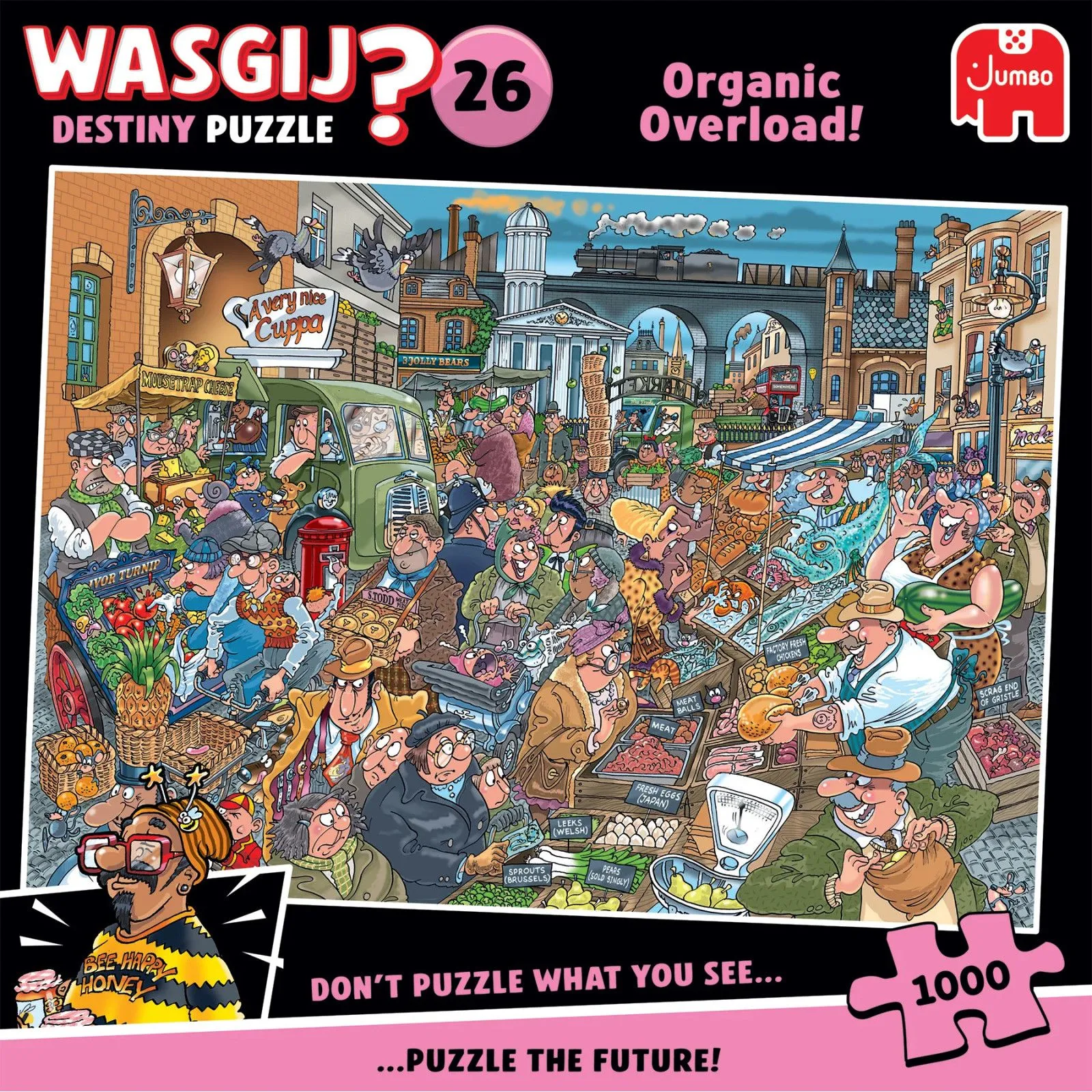 Jumbo Wasgij Destiny 26 - Organic Overload! [1000] – vue 4 – Puzzles
