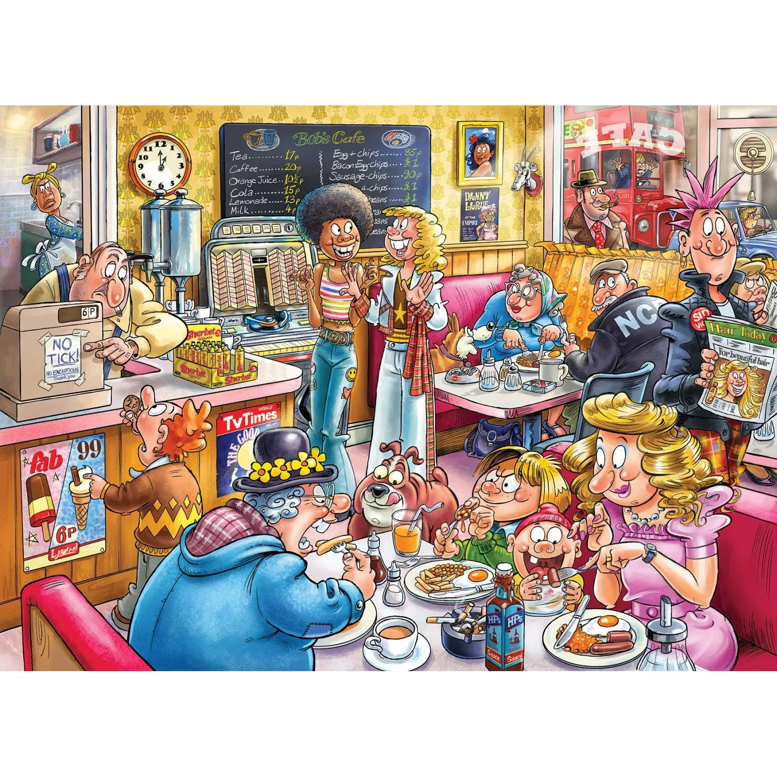 Jumbo Wasgij Destiny 27 - Café to Latte! [1000] – vue 2 – Puzzles