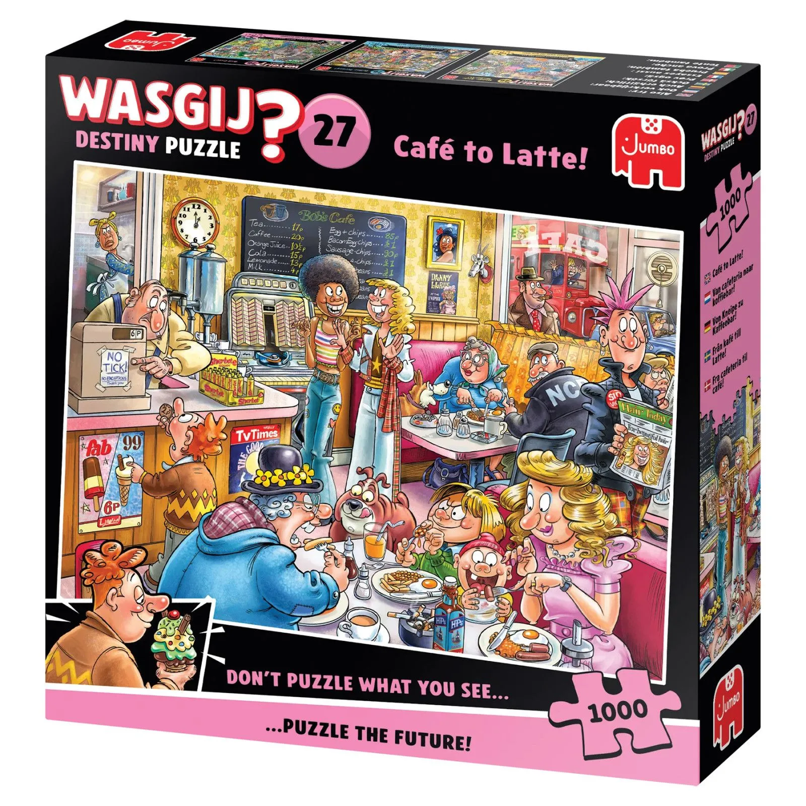 Jumbo Wasgij Destiny 27 - Café to Latte! [1000] – vue 3 – Puzzles