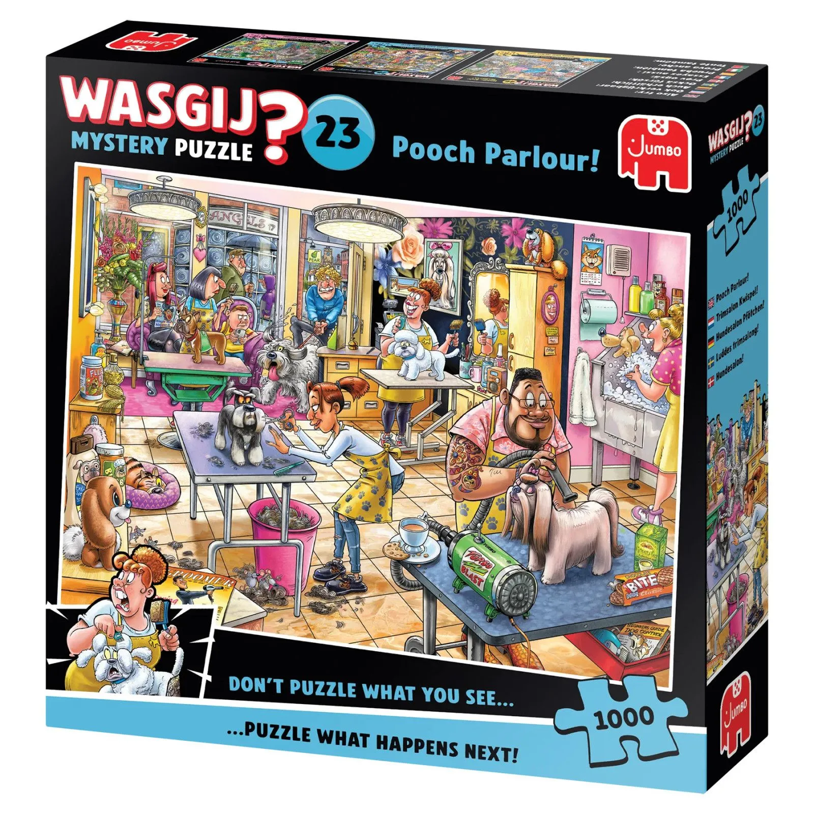 Jumbo Wasgij Mystery 23 - Salon de toilettage! [1000] – vue 3 – Puzzles
