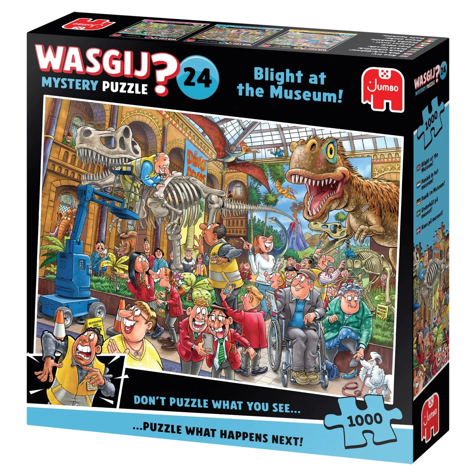 Jumbo Wasgij Mystery 24 - Blight at the Museum! [1000] – vue 3 – Puzzles