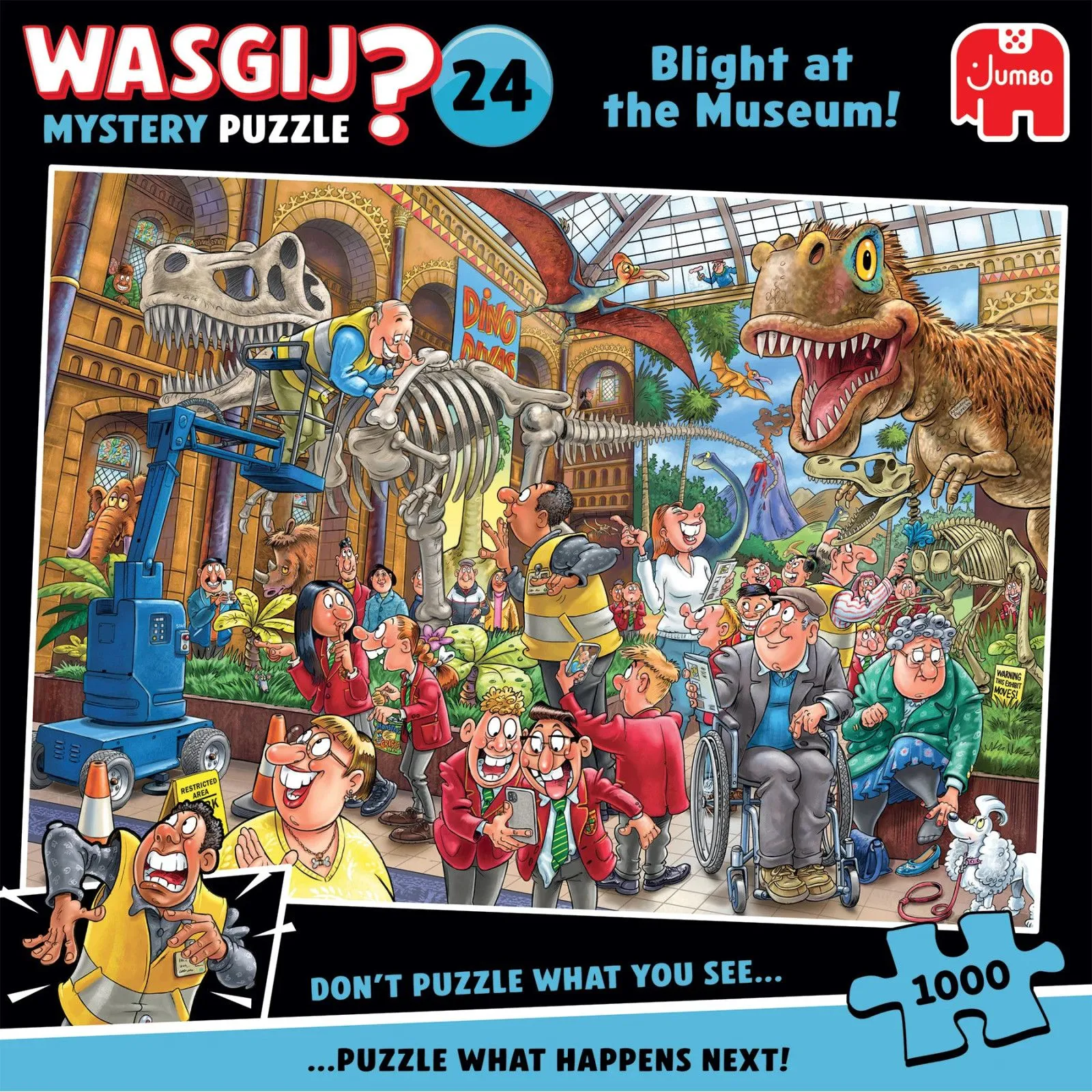 Jumbo Wasgij Mystery 24 - Blight at the Museum! [1000] – vue 4 – Puzzles