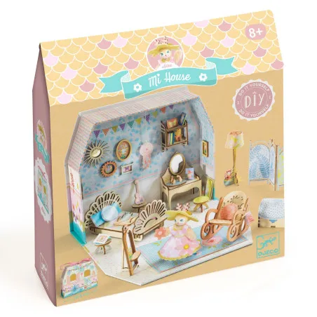 Djeco Coffret Maquette - DIY - Mi House - Alba – vue 1 – Maisons et univers miniatures