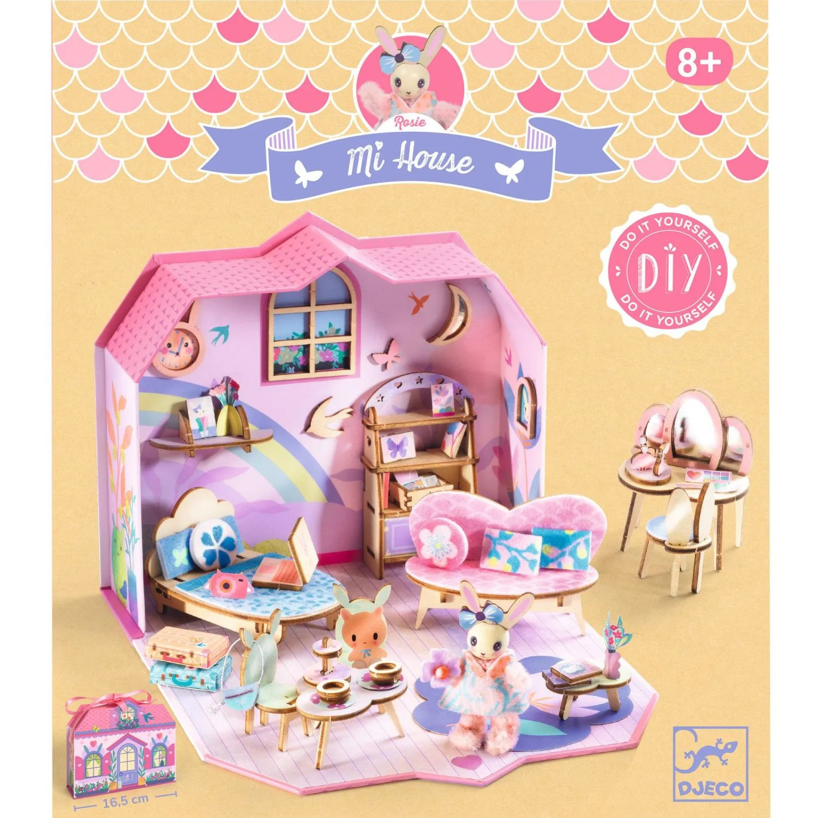 Djeco Coffret Maquette - DIY - Mi House - Rosie – vue 7 – Maisons et univers miniatures