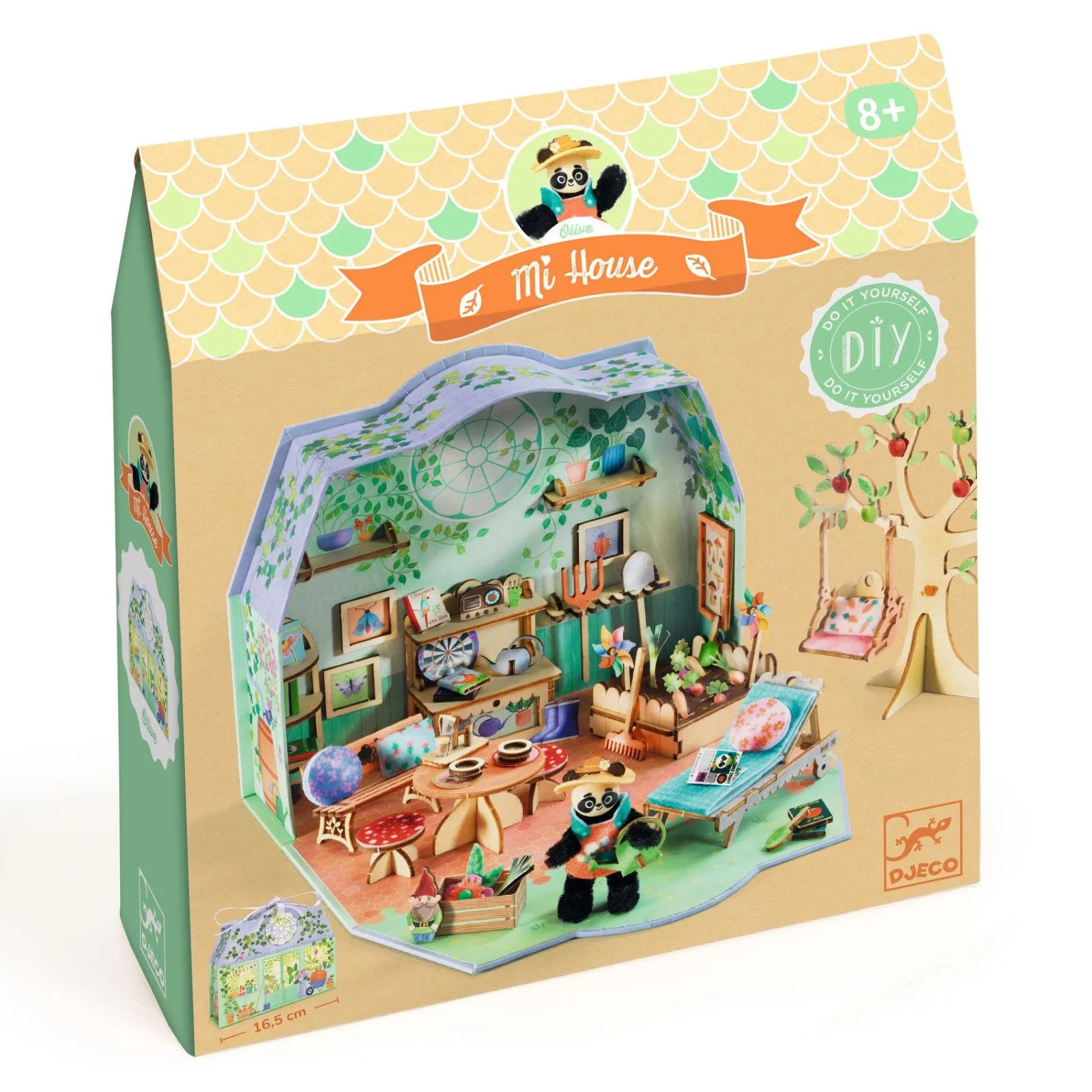 Djeco Art of model making - DIY - Mi House - Olive – vue 1 – Miniature Houses & Worlds